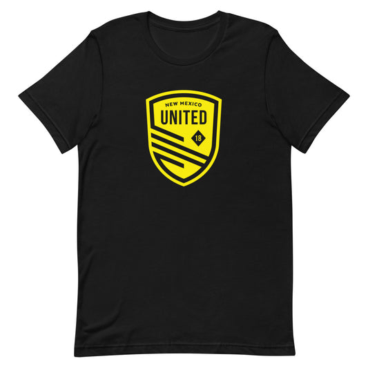 New Mexico United Crest Adult T-Shirt Black
