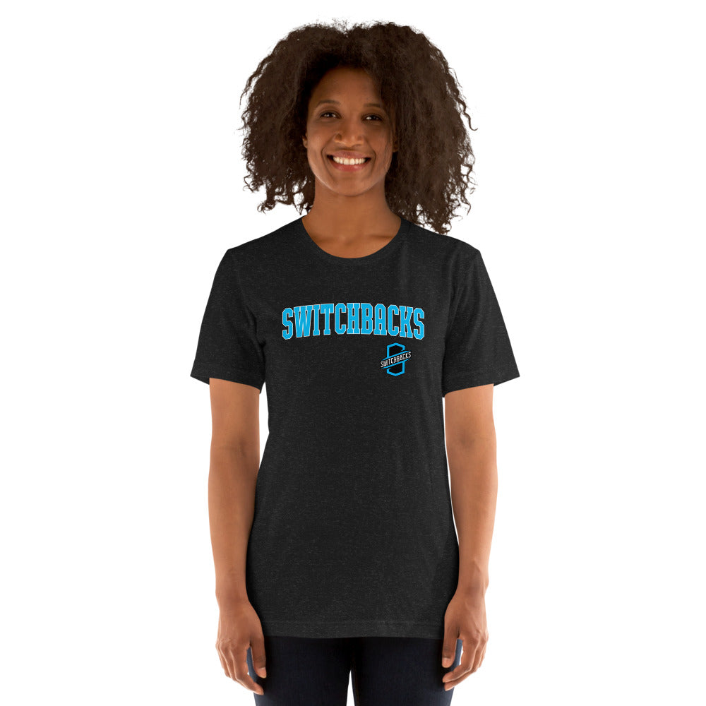 Colorado Springs Switchbacks Wordmark Adult T-Shirt