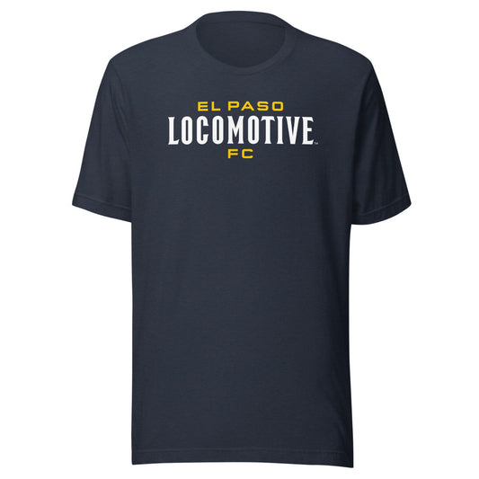 El Paso Locomotive Wordmark Adult T-Shirt