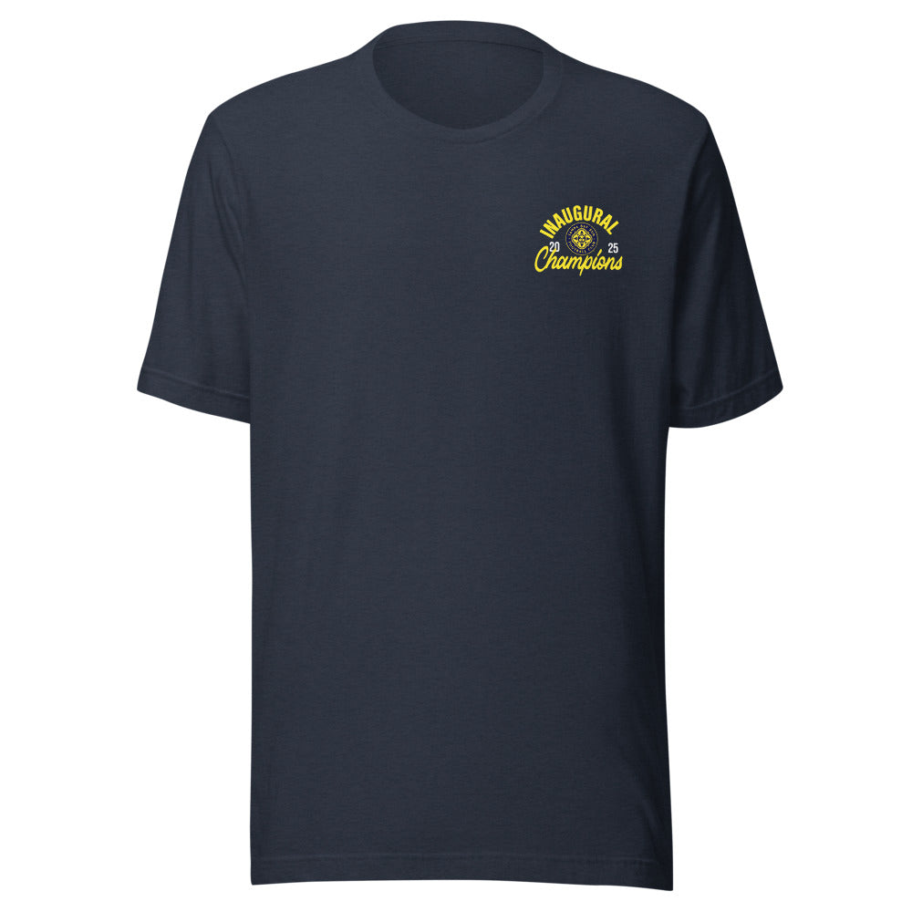 Tampa Bay Sun FC 2025 USL Super League Champion Adult T-Shirt