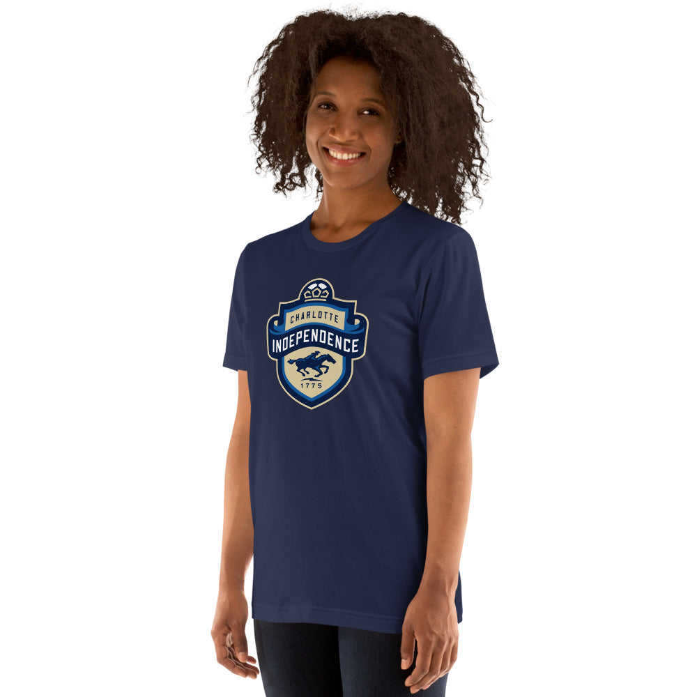 Charlotte Independence Crest Adult T-Shirt