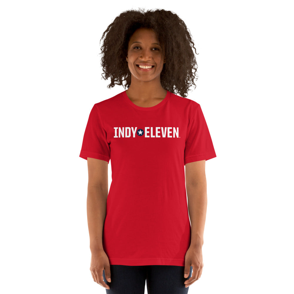 Indy Eleven Wordmark Adult T-Shirt