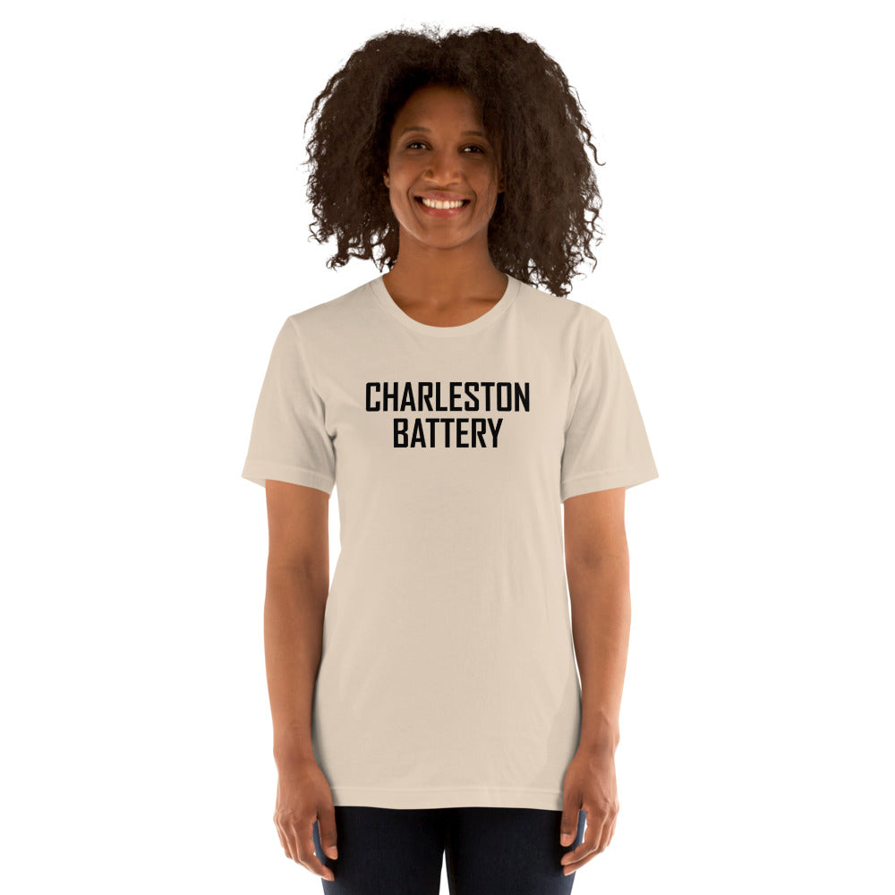 Charleston Battery Wordmark Adult T-Shirt