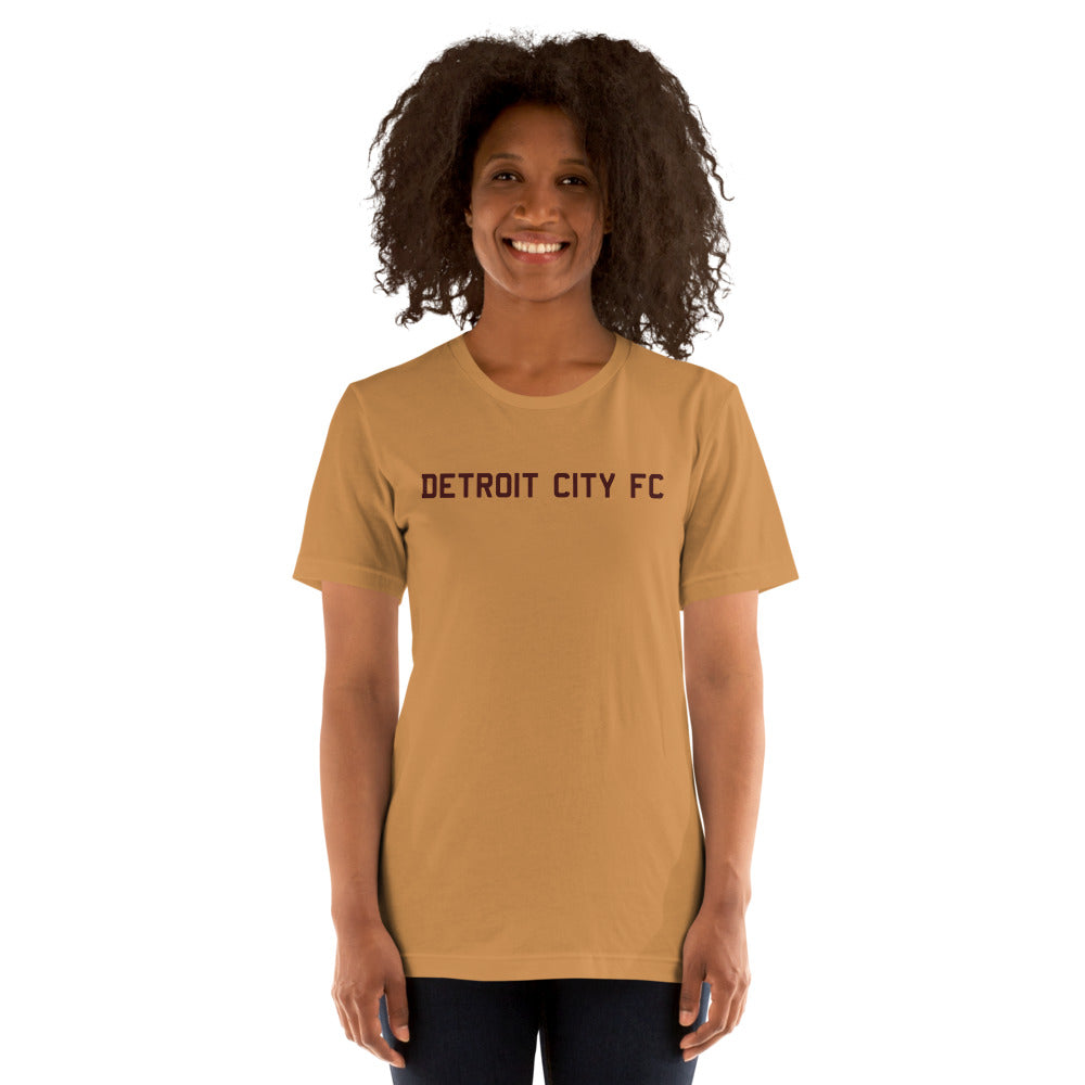 Detroit City FC Wordmark Adult T-Shirt