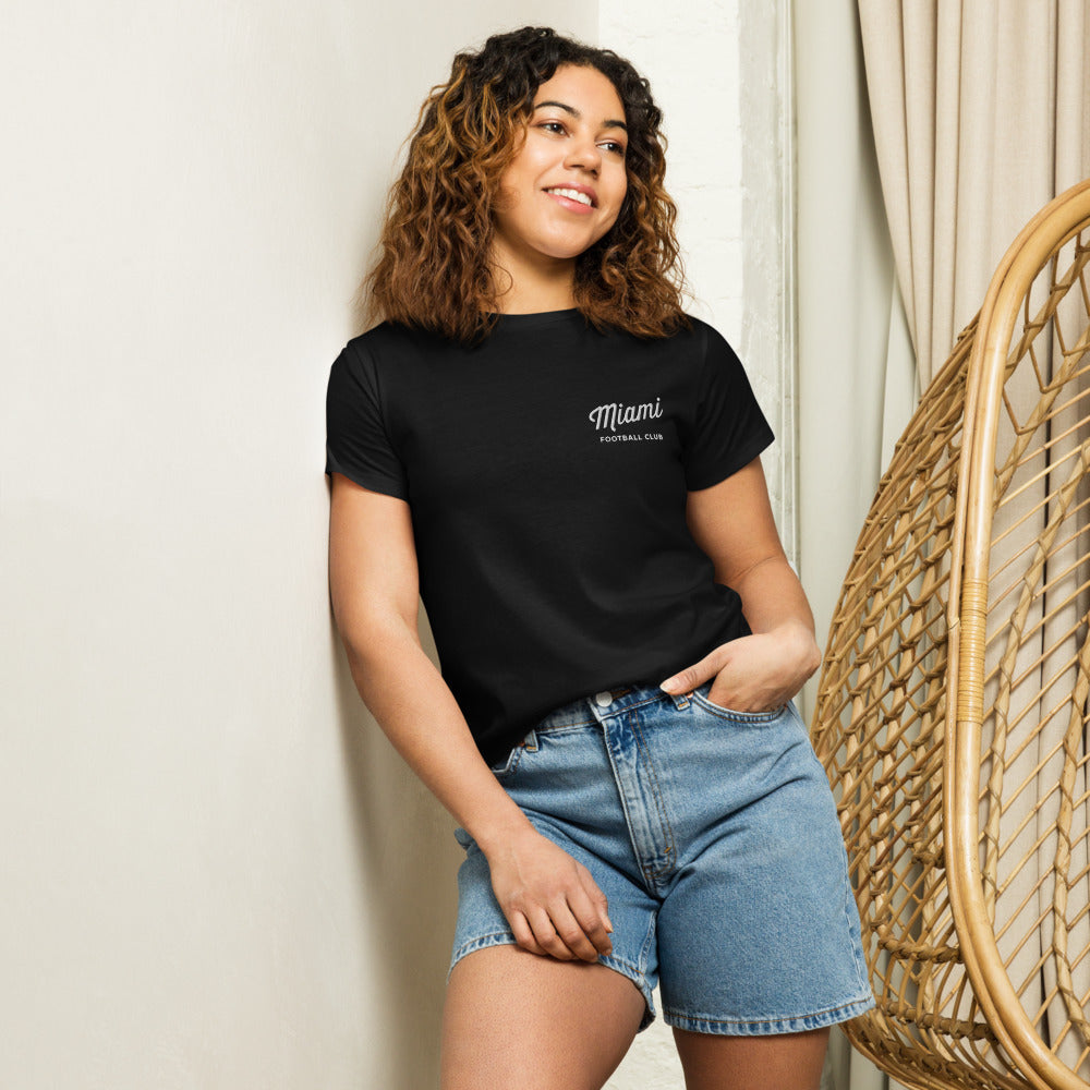 Miami FC Embroidered Script Team Women's T-Shirt